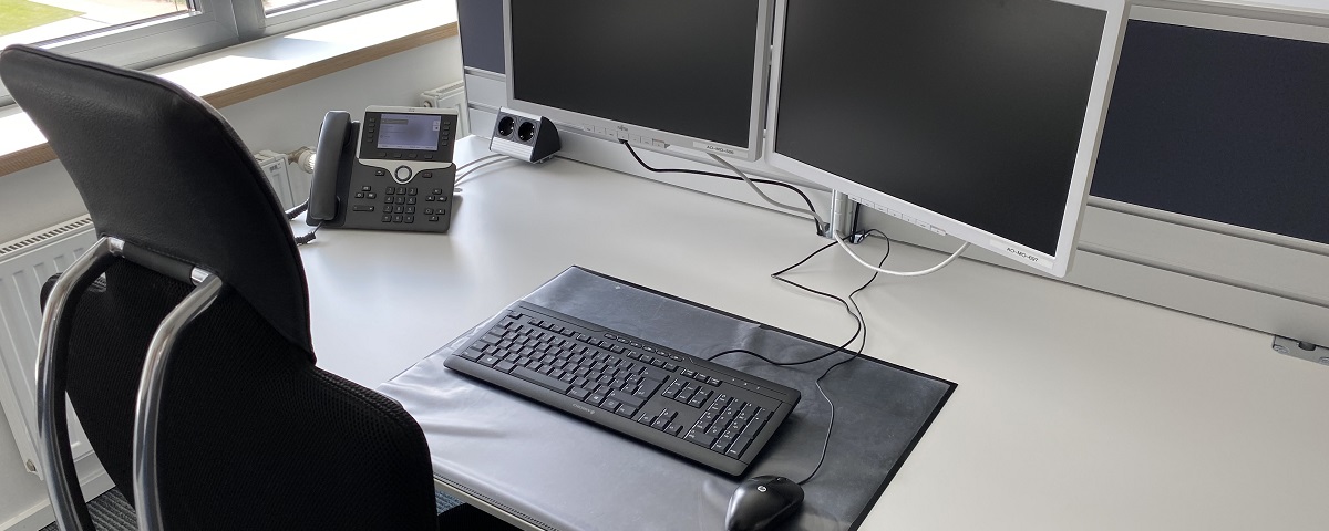 Foto von einem Arbeitsplatz bei der AO Foto von einem Arbeitsplatz